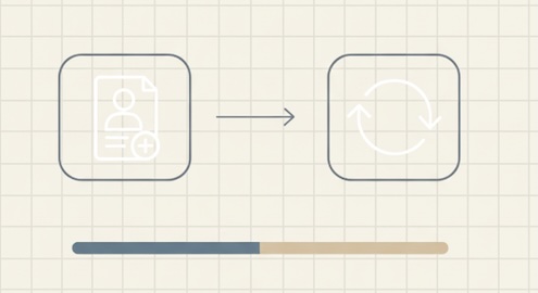 scatter showing acquisition vs. loyalty quadrants with unlabeled clusters