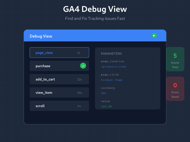 GA4 Debug View Guide