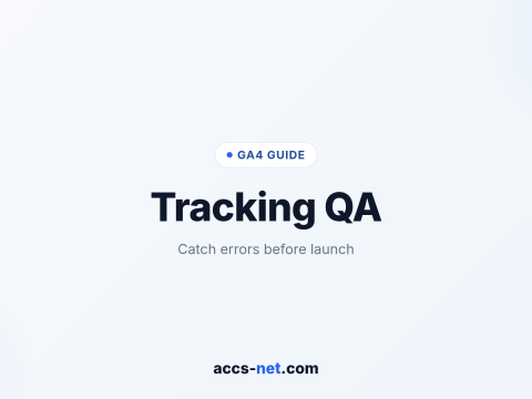 GA4 Tracking QA