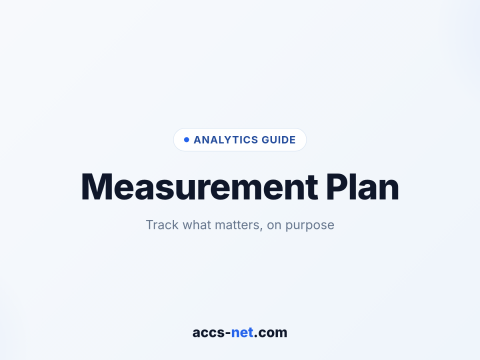 Building a Measurement Plan That Scales