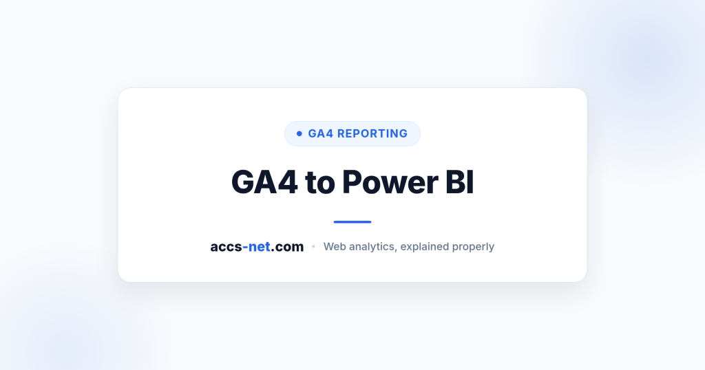 ga4 to power bi